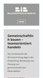 Mobile Screenshot of baugruppen-in-berlin.de